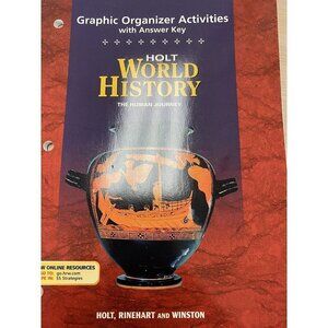 Holt World History Graphic Organizer Activities Teacher Resource Workbook Text‎
